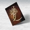 خرید تابلو نقاشیخط شعر از صدای سخن عشق ندیدم خوشتر